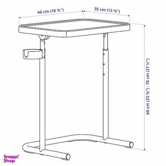 میز لپ تاپ ایکیا مدل BJORKASEN