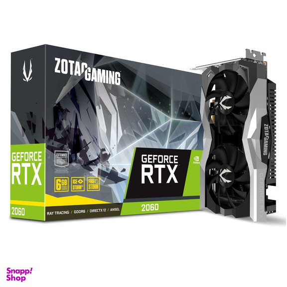 کارت گرافیک زوتک (Zotac) مدل Rtx 2060 Twin Fan ظرفیت 6 گیگابایت