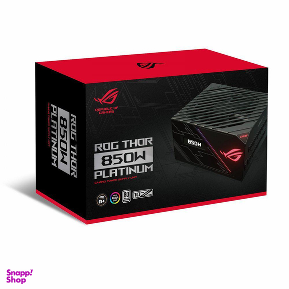 منبع تغذیه کامپیوتر ایسوس (Asus) مدل Rog Thor 850P رنگ مشکی