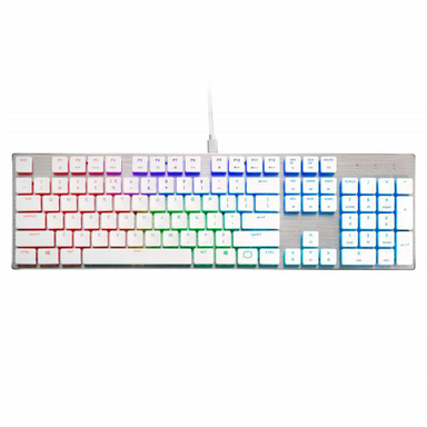 کیبورد کولر مستر (Cooler Master) مدل Sk650 White Limited Edition رنگ سفید