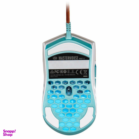 موس کولر مستر (Cooler Master) مدل Mm711 Retro رنگ سفید