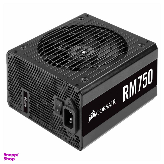 منبع تغذیه کامپیوتر کورسیر (Corsair) مدل Rm750 Gold رنگ مشکی