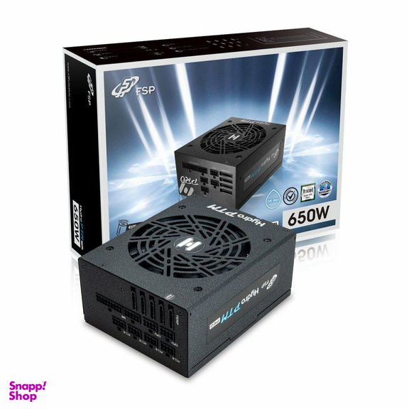 پاور اف اس پی (FSP) مدل Hydro Ptm Pro 650w Platinum رنگ مشکی