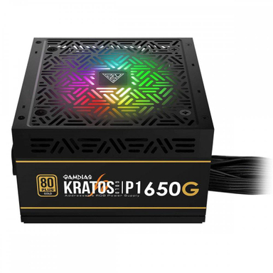 پاور گیم دیاس (Gamdias) مدل Kratos P1-650g رنگ مشکی