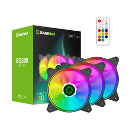 فن کیس گیم مکس (Gamemax) مدل Rq 300 - 3 In 1 رنگ مشکی