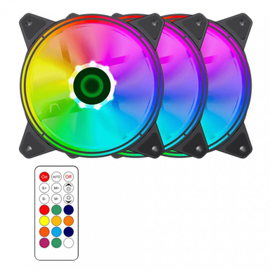 فن کیس گیم مکس (Gamemax) مدل Rq 300 - 3 In 1 رنگ مشکی
