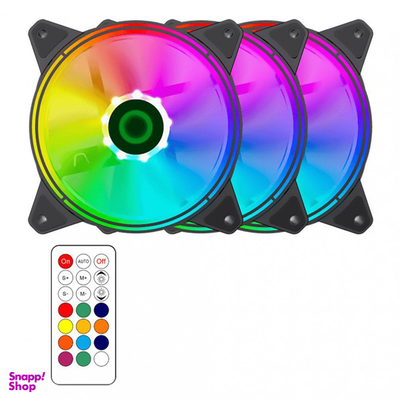 فن کیس گیم مکس (Gamemax) مدل Rq 300 - 3 In 1 رنگ مشکی