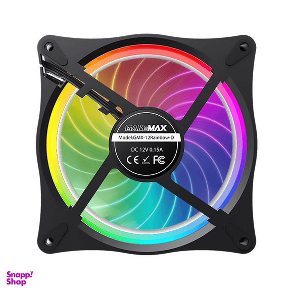 فن کیس گیم مکس (Gamemax) مدل Rl 300 - 3 In 1 رنگ مشکی
