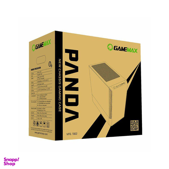 کیس Gamemax Panda T802 Black رنگ مشکی