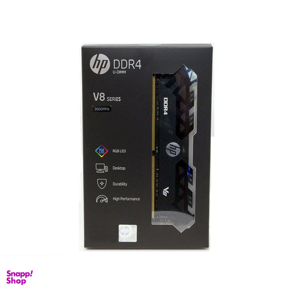 رم اچ پی (HP) مدل V8 8gb Single 3000mhz Cl16 رنگ مشکی