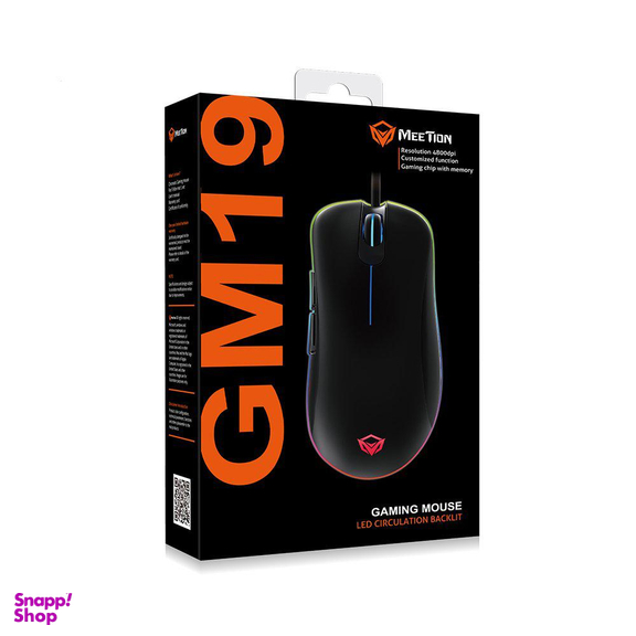 ماوس میشن (Meetion) مدل Gm19 رنگ مشکی