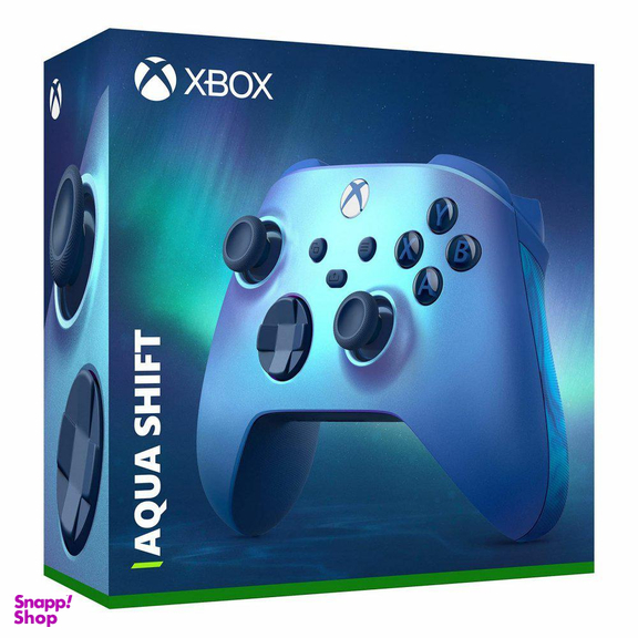 دسته بازی مایکروسافت (Microsoft) مدل Xbox Series X/S Wireless Aqua Shift رنگ آبی