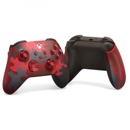 دسته بازی مایکروسافت مدل Xbox Series X/S Wireless Daystrike Camo رنگ قرمز مشکی