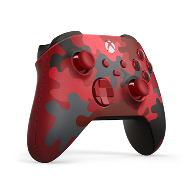 دسته بازی مایکروسافت مدل Xbox Series X/S Wireless Daystrike Camo رنگ قرمز مشکی