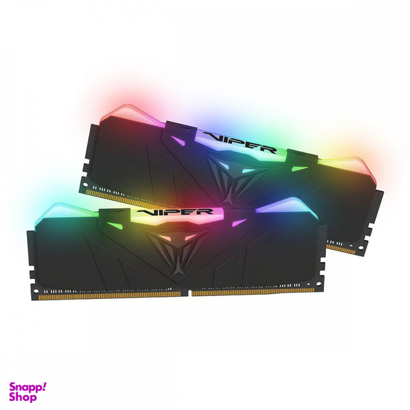رم 3200 مگاهرتز Cl16 پتریوت (Patriot) مدل Viper Rgb 32GB Dual رنگ مشکی