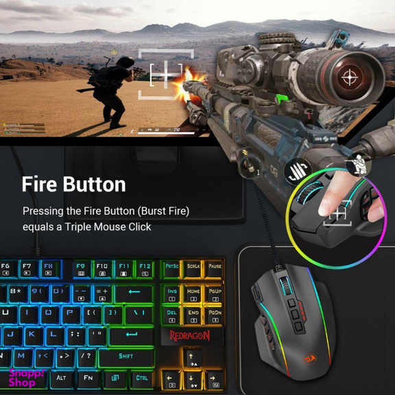 موس ردراگون مدل M901 Rgb Perdiction