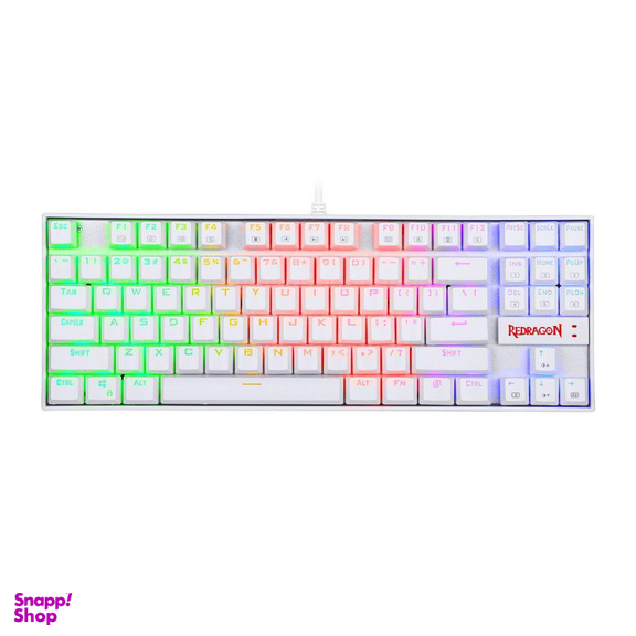کیبورد ردراگون (Redragon) مدل K552 Kumara White رنگ سفید