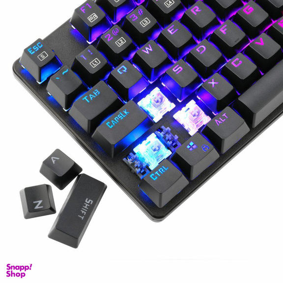 کیبورد تی دگر (T-Dagger) مدل Bora T-Tgk315 Rgb رنگ مشکی