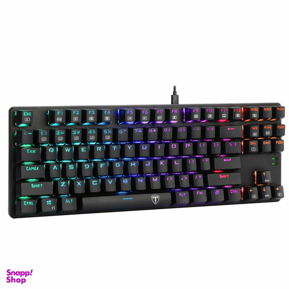 کیبورد تی دگر (T-Dagger) مدل Bora T-Tgk315 Rgb رنگ مشکی