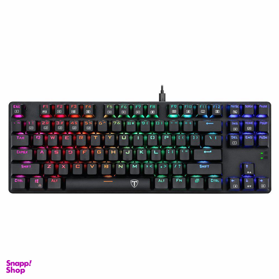 کیبورد تی دگر (T-Dagger) مدل Bora T-Tgk315 Rgb رنگ مشکی