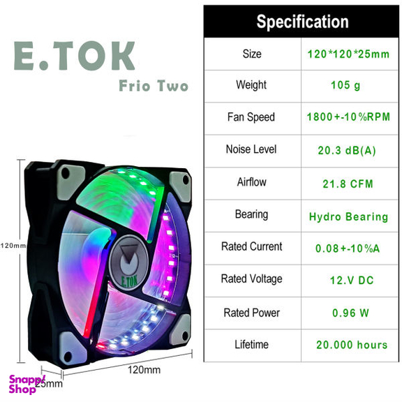 فن کیس ایتوک مدل Frio Two