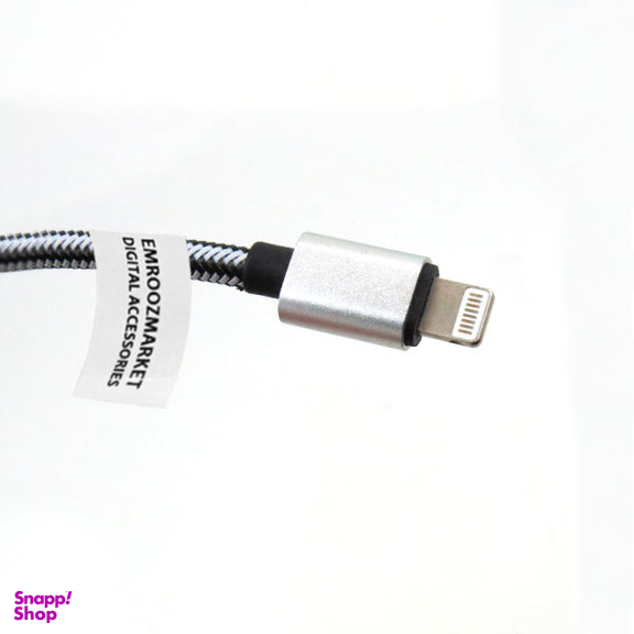 کابل تبدیل USB به لایتنینگ امروزمارکت مدل EM10A11 طول 0.3 متر