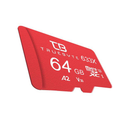 کارت حافظه microSD XC تروبایت (Truebyte) مدل 633X-A2-V30 کلاس 10 استاندارد UHS-I U3 سرعت 95MBps ظرفیت 64GB+کارت خوان بسته 5 عددی