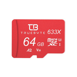 کارت حافظه microSD XC تروبایت (Truebyte) مدل 633X-A2-V30 کلاس 10 استاندارد UHS-I U3 سرعت 95MBps ظرفیت 64GB+کارت خوان بسته 5 عددی