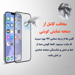 محافظ صفحه نمایش ولف مدل Full برای گوشی اپل Iphone 13