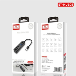 هاب 4 پورت USB ارلدام مدل ET-HUB08