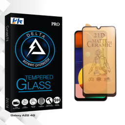 محافظ صفحه نمایش سرامیکی مات پی کی مدل Delta Glass مناسب برای گوشی موبایل سامسونگ Galaxy A22 4G