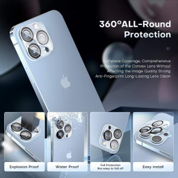 محافظ لنز دوربین بوف مدل 3D Clear-G مناسب برای گوشی موبایل اپل Iphone 13 Pro Max/13 Pro