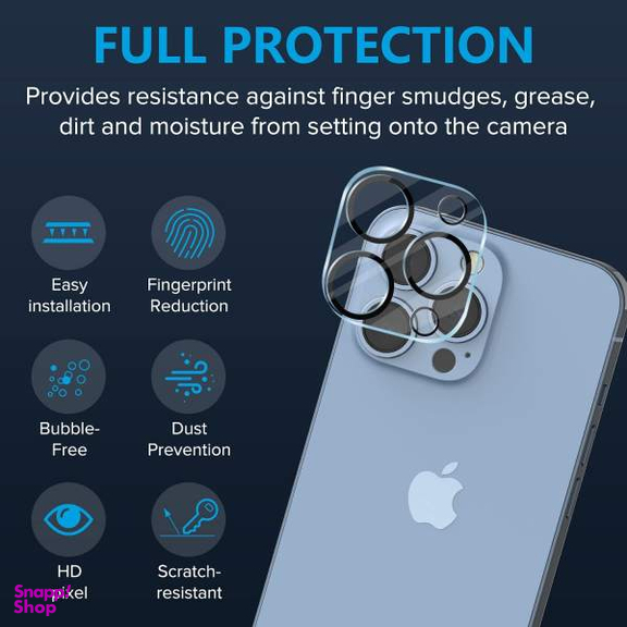 محافظ لنز دوربین بوف مدل 3D Clear-G مناسب برای گوشی موبایل اپل Iphone 13 Pro Max/13 Pro