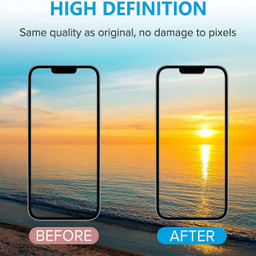 محافظ لنز دوربین بوف مدل 3D Clear-G مناسب برای گوشی موبایل اپل Iphone 13 Pro Max/13 Pro