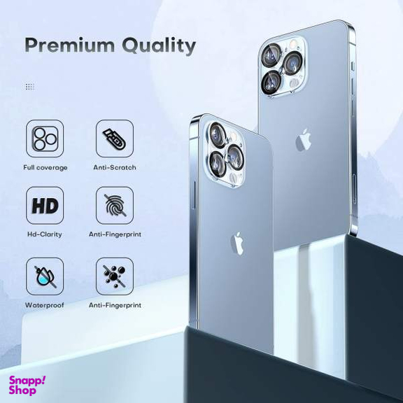 محافظ لنز دوربین بوف مدل 3D Clear-G مناسب برای گوشی موبایل اپل Iphone 13 Pro Max/13 Pro