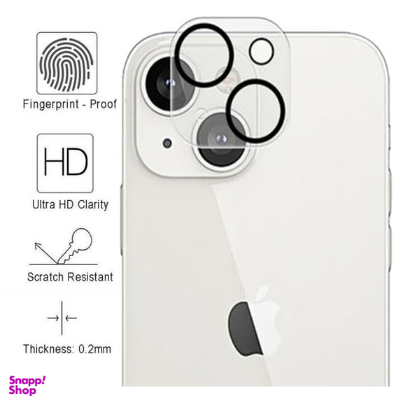 محافظ لنز دوربین بوف مدل 3D Clear-G مناسب برای گوشی موبایل اپل Iphone 13 /13 Mini