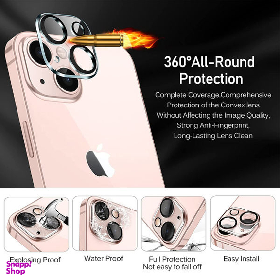 محافظ لنز دوربین بوف مدل 3D Clear-G مناسب برای گوشی موبایل اپل Iphone 13 /13 Mini