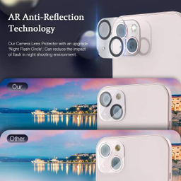 محافظ لنز دوربین بوف مدل 3D Clear-G مناسب برای گوشی موبایل اپل Iphone 13 /13 Mini