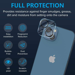 محافظ لنز دوربین بوف مدل 3D Clear برای گوشی اپل Iphone 13/13 Mini