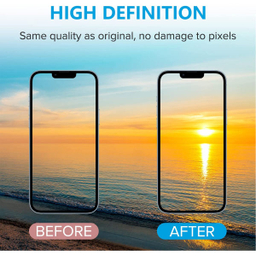 محافظ لنز دوربین بوف مدل 3D Clear برای گوشی اپل Iphone 13/13 Mini