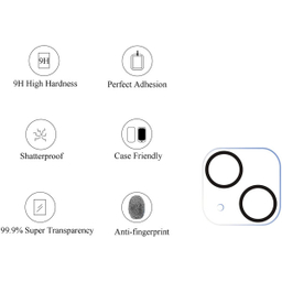 محافظ لنز دوربین بوف مدل 3D Clear برای گوشی اپل Iphone 13/13 Mini