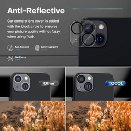 محافظ لنز دوربین بوف مدل 3D Clear برای گوشی اپل Iphone 13/13 Mini
