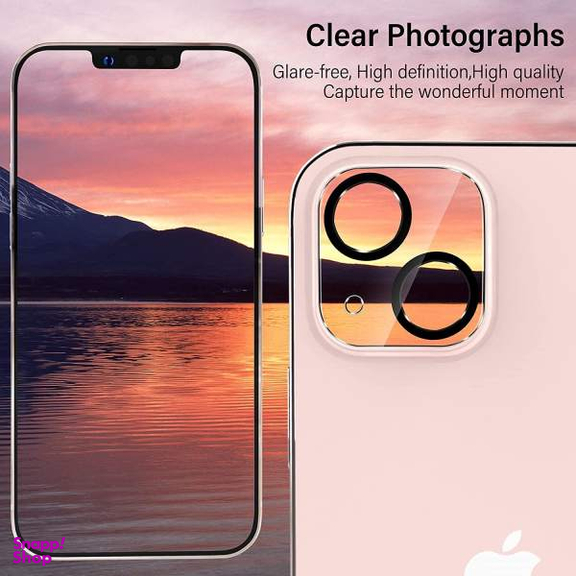 محافظ لنز دوربین بوف مدل 3D Clear برای گوشی اپل Iphone 13/13 Mini