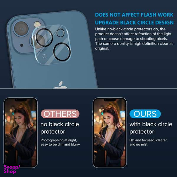 محافظ لنز دوربین بوف مدل 3D Clear برای گوشی اپل Iphone 13/13 Mini
