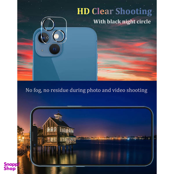 محافظ لنز دوربین بوف مدل 3D Clear برای گوشی اپل Iphone 13/13 Mini