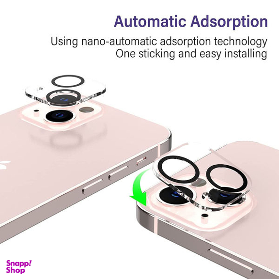 محافظ لنز دوربین بوف مدل 3D Clear برای گوشی اپل Iphone 13/13 Mini