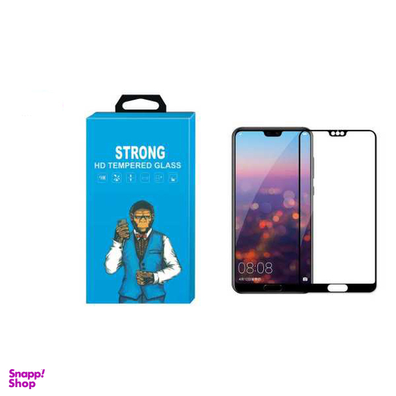 محافظ صفحه نمایش شیشه ای استرانگ مدل Fullcover مناسب برای گوشی هواوی P20