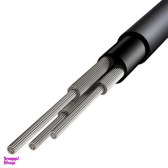 کابل تبدیل USB-C به AUX باسیوس مدل CAM01-M01-BA طول 1.2 متر