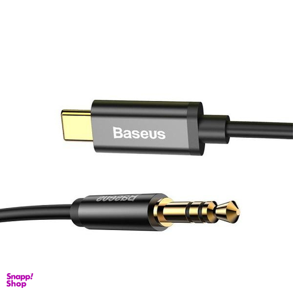 کابل تبدیل USB-C به AUX باسیوس مدل CAM01-M01-BA طول 1.2 متر