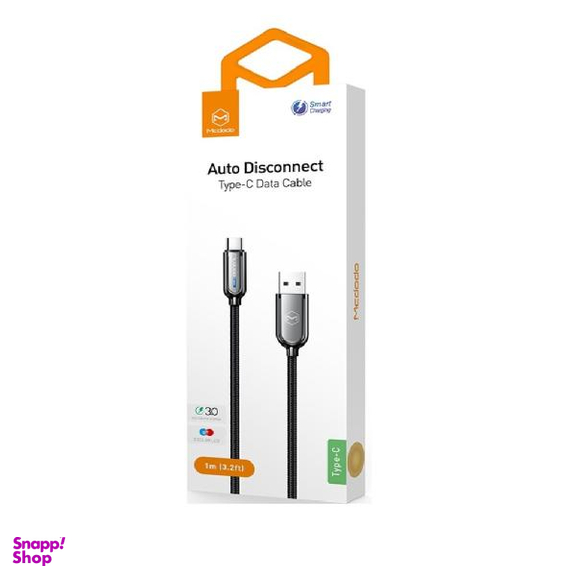 کابل تبدیل USB به USB-C مک دودو مدل CCA-6190-MCDO طول 1 متر